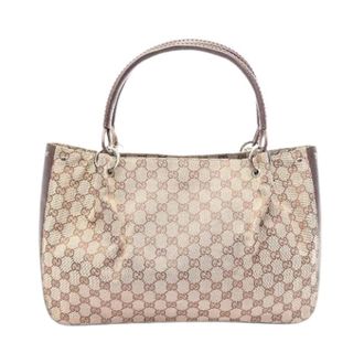 Gucci Pre-owned Bolso Tote GG Canvas - Pre-owned - Mujer - Beige - ONE SIZE