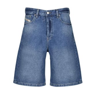 Diesel Dames, Korte broeken, Blauw, Maat: W26 Denim