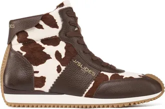 J/Slides Luna High Top Sneaker in Dark Brown at Nordstrom, Size 9.5