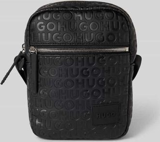 HUGO BOSS Umhängetasche mit Label Patch Modell ETHON in Black, Größe 1