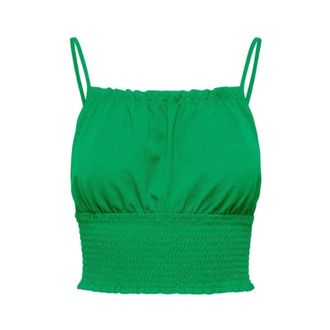Only Mujer, Camisetas, Verde, Talla: M