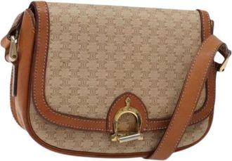 Celine Pre-owned Canvas celine-bags - Dames - Vintage Schoudertas - Beige - ONE Size - Vintage