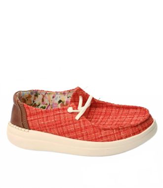 Corkys Footwear Womens Kayak 2 Loafer In Coral Tweed