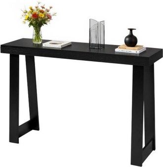 OEM Mesa Consola Moderna, Mesa Auxiliar Rectangular Para Colocar Detr&aacute;s Del Sof&aacute;, 118 X 30,5 X 81 Cm, Fabricada En Panel Multicapa, Para Recibidor, Dormit