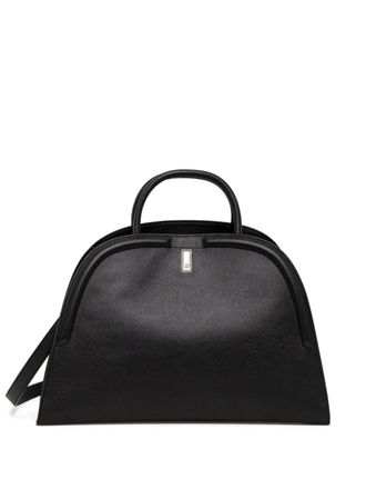 BOSS Borsa tote Ariell media con placca logo - Nero