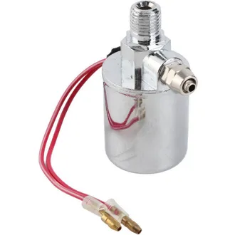 OEM V&aacute;lvula Solenoide Neum&aacute;tica Universal De 1/4 Npt, 12v/24v, 200 Psi, Compatible Con Mangueras De Di&aacute;metro Exterior, Bocinas De Veh&iacute;culos Y Motocicletas