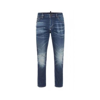 Philipp Plein Uomo, Jeans, Blu, W34, new