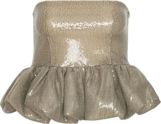 Rotate Rotate Birger Christensen, Tops, Dames, Bruin, S, Blouses