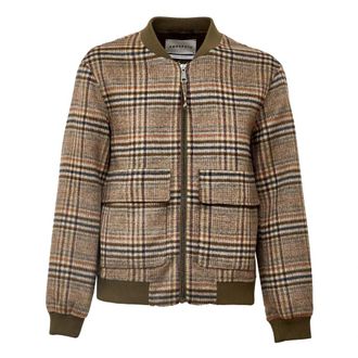 Amaranto Bomberjack met rits - Heren - Bomber jackets - Bruin - M - Jassen