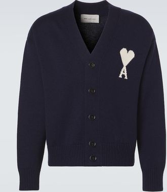 Ami Ami De Coeur wool and cotton cardigan
