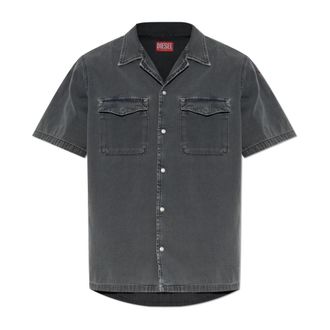Diesel D-Nabil-P Denim Shirt - Heren - Spijkeroverhemden - Grijs - M - Denim - Overhemden