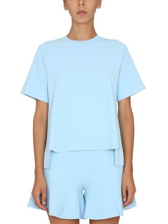 Stella McCartney Stella Mc Cartney T Shirt With Asymmetrical Hemline
