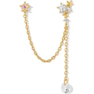 Girls Crew Star Crossed Lover Single Drop Earring in Gold at Nordstrom