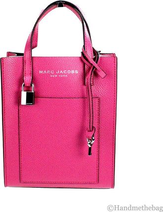 Marc Jacobs Marc Jacobs Mini Grind Cactus Flower Pebbled Leather Crossbody Tote Womens Bag