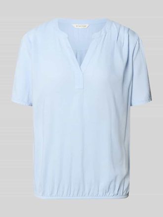 Tom Tailor Regular Fit Bluse aus reiner Viskose in Hellblau, Gr&ouml;&szlig;e 46