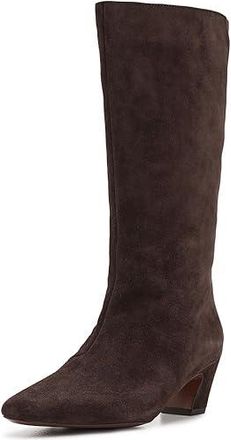 Loeffler Randall Cleo Kicked Heel Calf Boots Womens Boots Tmoro : 6.5 B - Medium, Suede