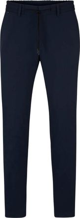 HUGO BOSS Slim Fit Jersey Broek - Heren - Slim Fit Broeken - Blauw - 3XL - Broeken