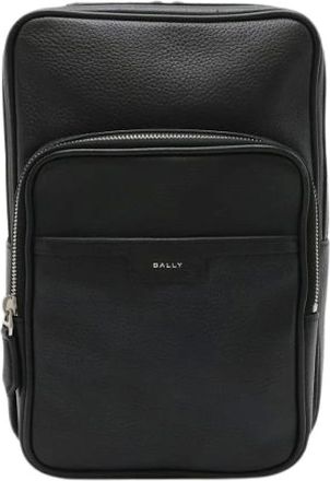Bally Pre-owned Cross Body Bags, female, Black, Size: ONE SIZE Pre-owned Leather Sling Bag Mas01S