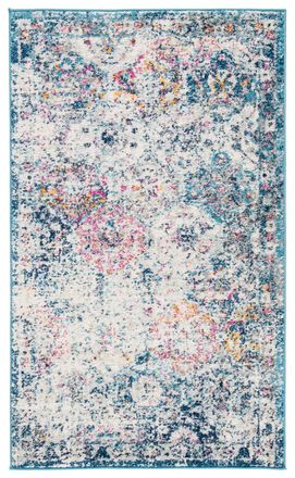 Safavieh Alfombra tradicional de polipropileno azul, 122 x 183 cm