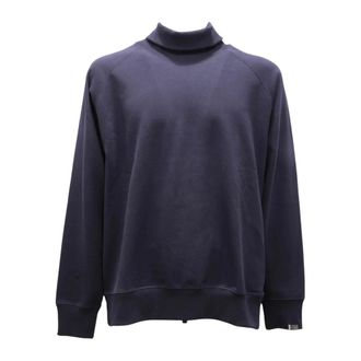 Scotch & Soda Turtlenecks, male, Blue, Size: 2XL Turtleneck Sweatshirt