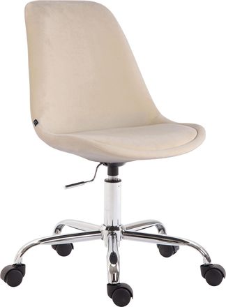 Clp Clp - Silla De Oficina Toulouse En Terciopelo Crema