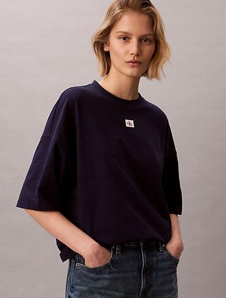 Calvin Klein Camiseta oversize con insignia