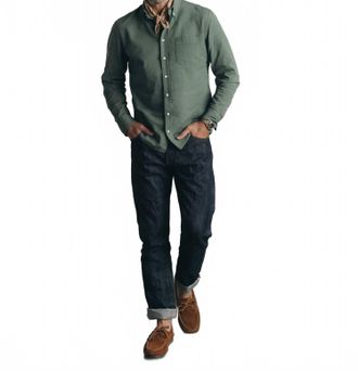 Taylor Stitch The Jack Shirt In Deep Sea Seersucker