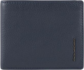 Piquadro Accessoires, Heren, Blauw, ONE Size, Mens wallet with flip up ID window