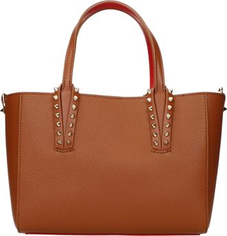 Christian Louboutin Handtas Tote Bag Dames Leer Bruin/Leer