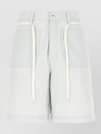 Kenzo cotton straight chino shorts