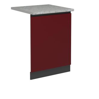 Vicco Panel Frontal Del Lavavajillas R-line, Rojo, 60 Cm, Et M&aacute;rmol
