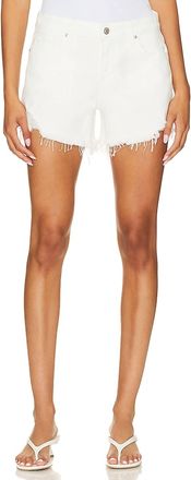 Paige Relaxed Jimmy Short In Sandbar Distressed