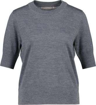 Mercer Amsterdam Ronde hals gebreid - Dames - Ronde hals truien - Blauw - 2XL - Truien & Vesten