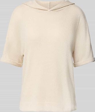 OPUS Strickpullover mit Kapuze Modell Sedini in Sand, Gr&ouml;&szlig;e 36