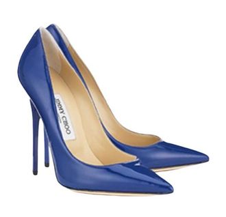 Jimmy Choo London Patent Leather Court Heels Size 37.5