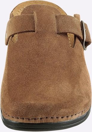 Mubb Clog MUBB, Herren, Gr. 40, cognac, Leder, Rindsleder, Veloursleder, Schuhe Clog