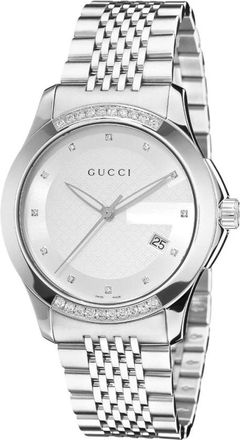 Gucci Accessoires, Heren, Grijs, ONE Size, G-Timeless Horloge