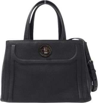 Bulgari Pre-owned Vintage Handtas - Dames - Vintage Handtas - Zwart - ONE Size - Leer - Vintage