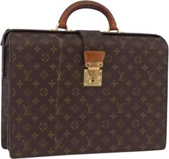 Louis Vuitton Pre-owned Business Bag - Dames - Vintage Handtas - Bruin - ONE Size - Leer - Vintage