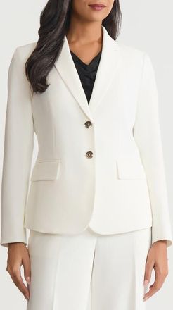 Kasper Two-Button Blazer in Vanilla Ice at Nordstrom, Size 12P