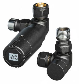 OEM Termost&aacute;tico Axial Derecho (cabezal Izquierdo) Luxrad P&aacute;gina Negra Mate