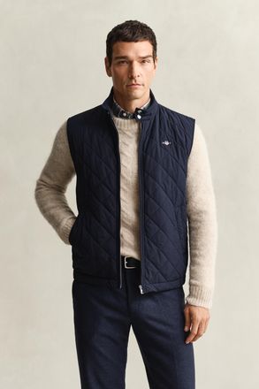 GANT Men Quilted Windcheater Vest (XXXL) EVENING BLUE