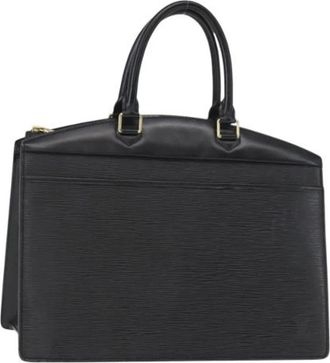 Louis Vuitton Pre-owned Handbags, female, Black, Size: ONE SIZE Pre-owned Vintage Leather Handbag