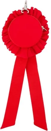 Simone Rocha Womens Ribbon Rosette Coin Purse - Simone Rocha Nylon Red Accessories Coin-Purse