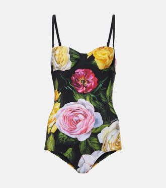 Dolce & Gabbana Floral printed swimsuit