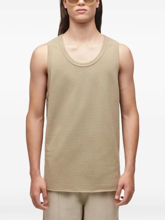 Osklen Geribbelde tanktop - Beige