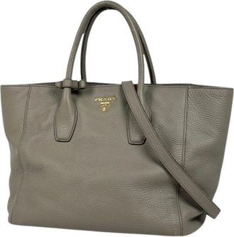 Prada Borsa Tote Vintage Pre-owned - - Pre-owned - Donna - Grigio - ONE SIZE