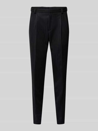HUGO BOSS Regular Fit Anzughose aus Viskose-Mix Modell HESTEN in Black, Gr&ouml;&szlig;e 50