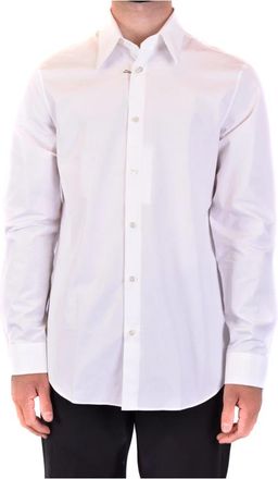 Calvin Klein Klassiek Wit Overhemd Fw 20 - Heren - Zakelijke Overhemden - Wit - M - Overhemden