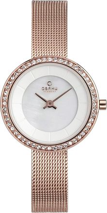 Obaku Womens Denmark White Dial Watch